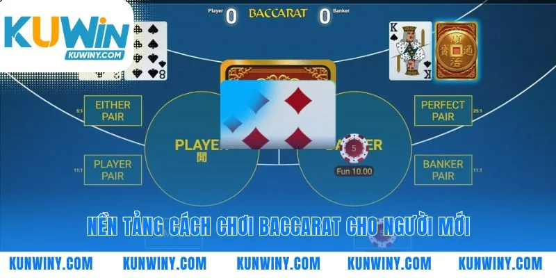 Những quy tắc đầu tiên trên bàn cược Baccarat